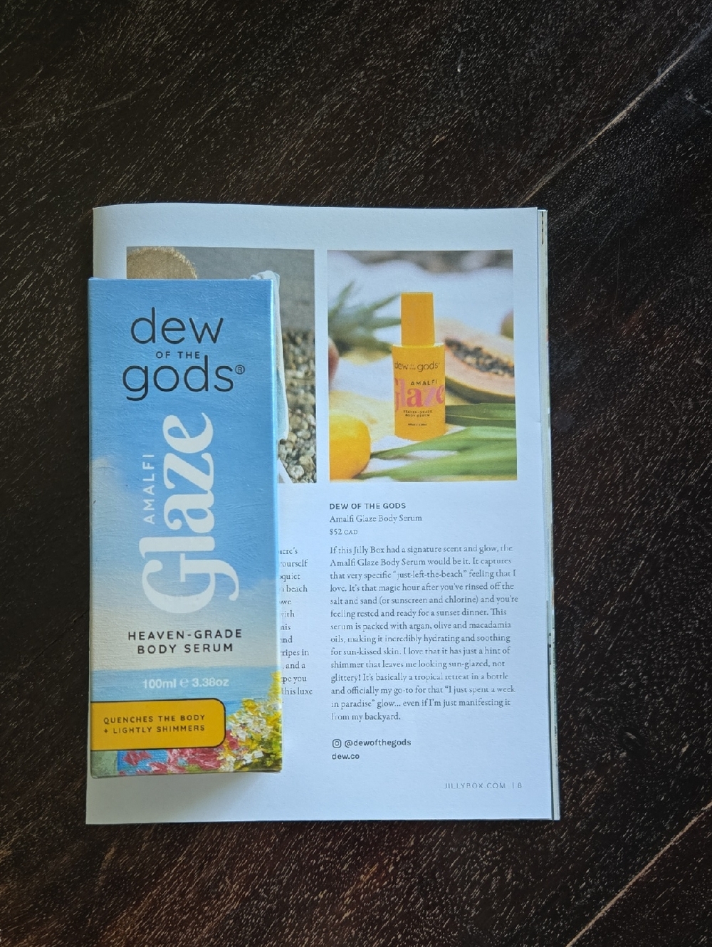 Jill Box Dew of the Gods Amalfi Glaze Heaven-Grade Body Serum